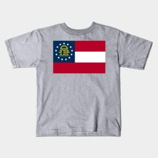 Flag of Georgia Kids T-Shirt